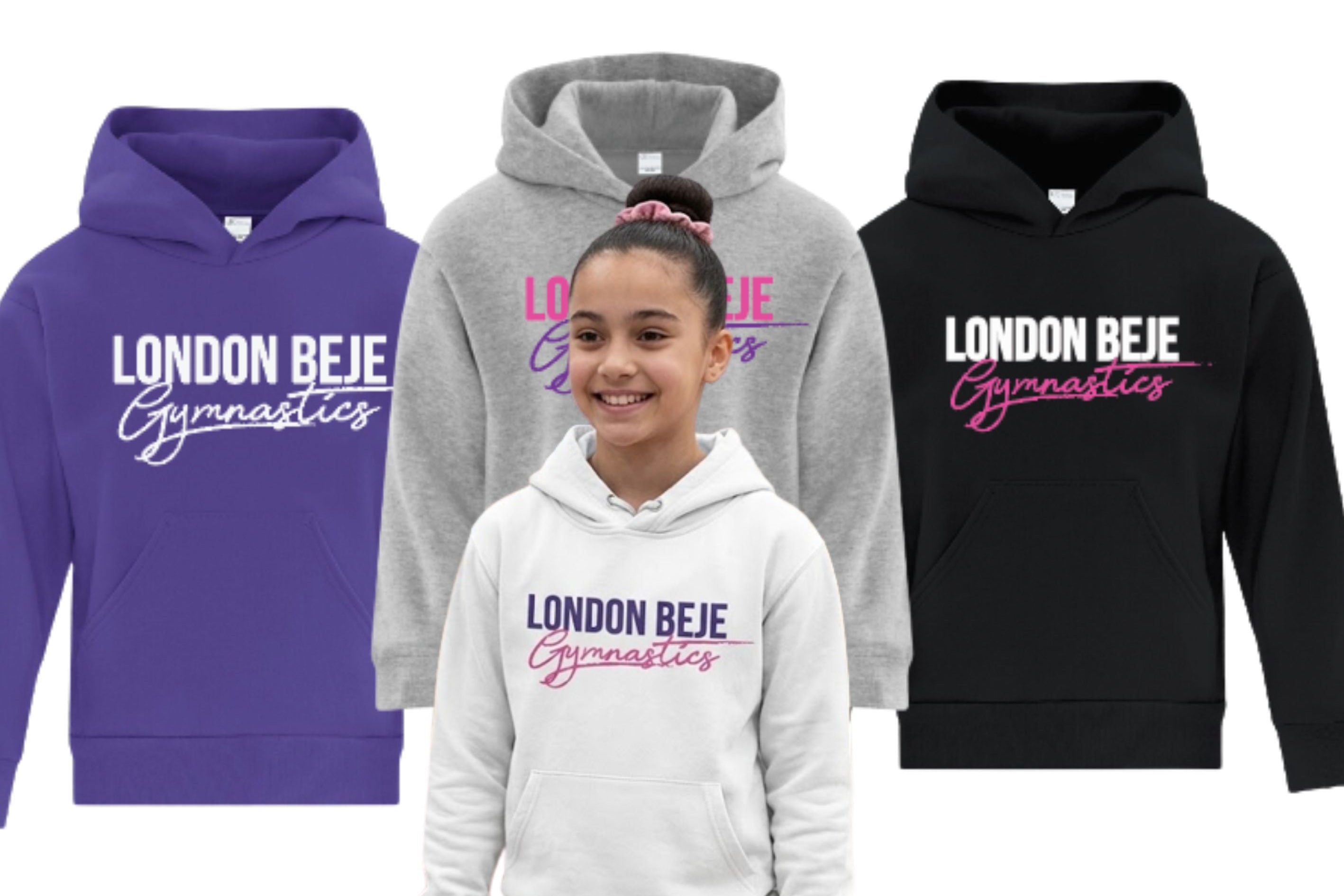 Custom London Beje Gymnastics Hoodie – Personalized Youth & Adult Gymnast Sweatshirt