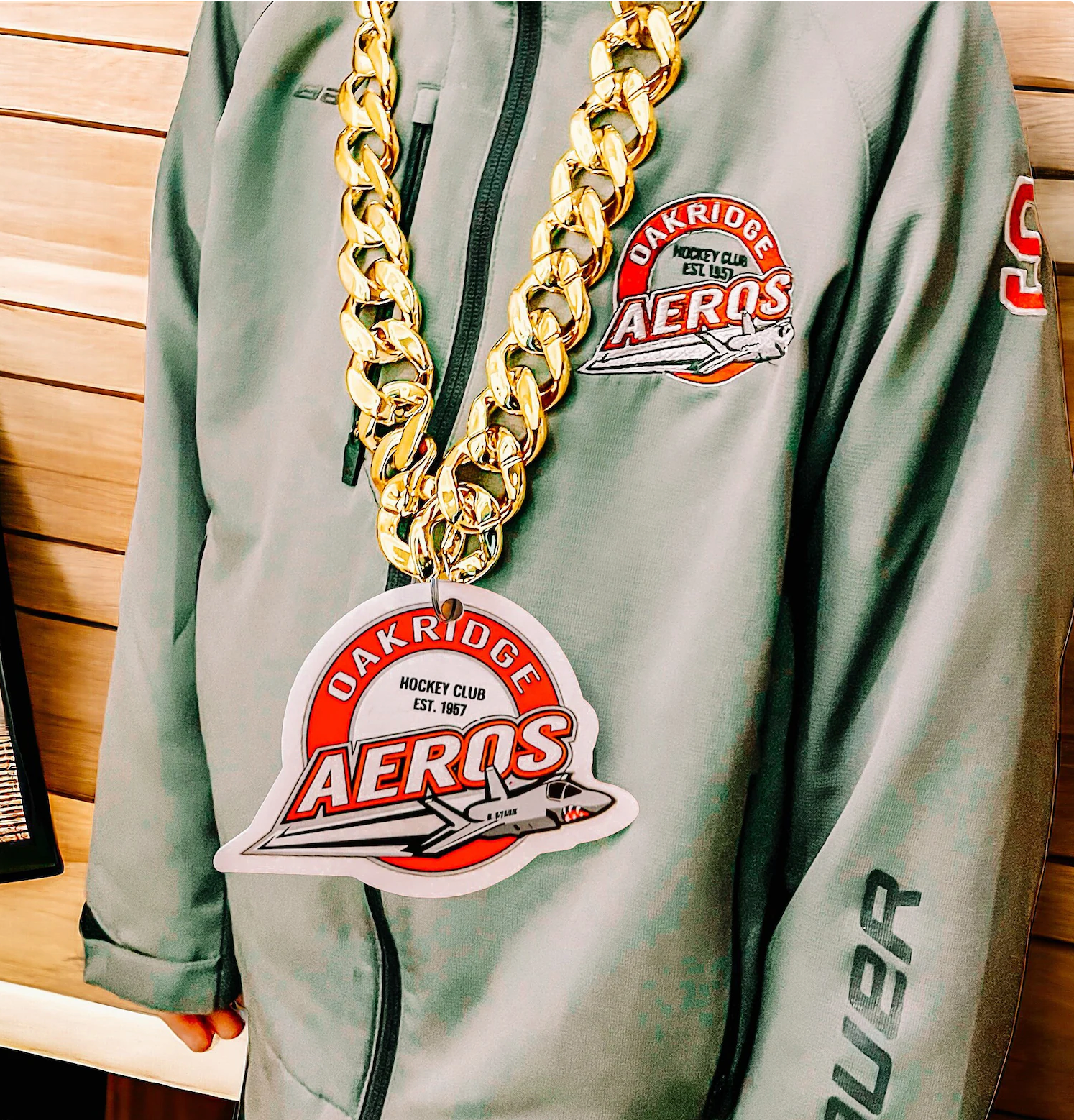 Custom uv printed Oversized Sports Chains / Gold oversized chain / Player of the game reward/ Custom Swag Bling