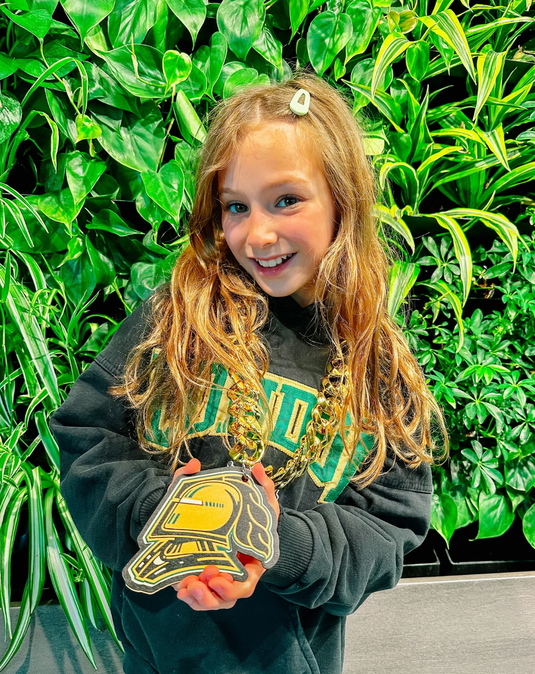 Custom uv printed Oversized Sports Chains / Gold oversized chain / Player of the game reward/ Custom Swag Bling