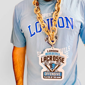 Custom uv printed Oversized Sports Chains / Gold oversized chain / Player of the game reward/ Custom Swag Bling / Chunky chain