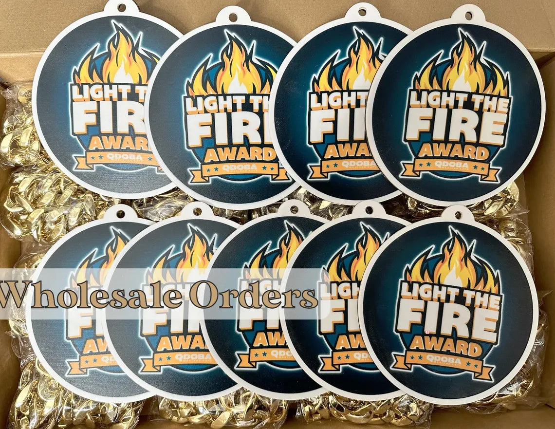 Custom uv printed Oversized Sports Chains / Gold oversized chain / Player of the game reward/ Custom Swag Bling / Chunky chain