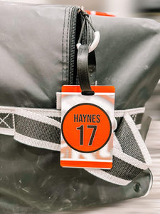 Hockey bag tag / personalized hockey bag tag / team hockey bag tag/ Custom hockey tag