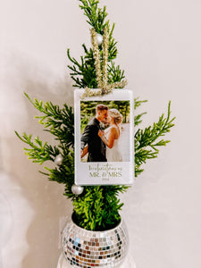 Custom Photo Christmas Ornament 2024 | Couples Christmas Gift | Picture Christmas Ornament | Personalized Ornament | Holiday Gifts For Her