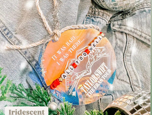 It Was Rare I Was There, Eras Tour Ornament Bracelet Holder, Swiftie Gift, Eras Tour Souvenir, Christmas Gift, Swiftie Christmas Ornament