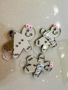 Personalised Gingerbread Man Place Setting | Christmas Table Decorations | Place Cards | Place Setting | Work Xmas Party | Place Name Tag