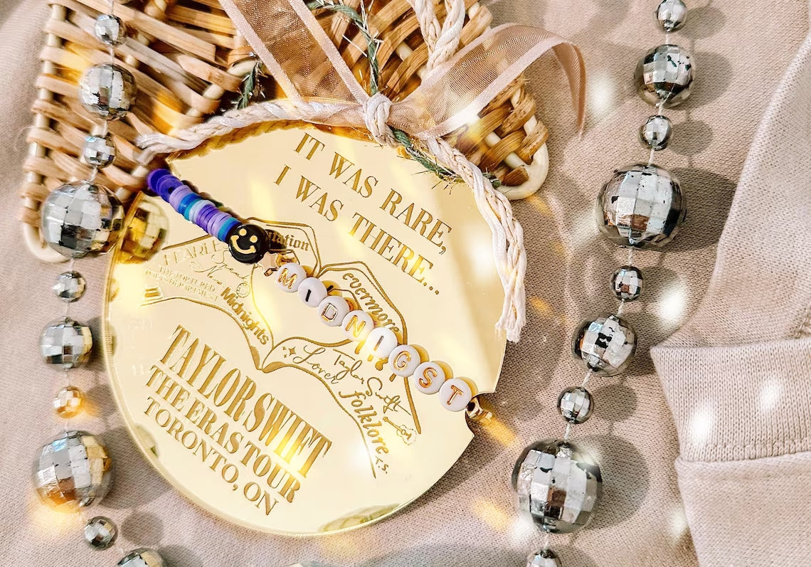It Was Rare I Was There, Eras Tour Ornament Bracelet Holder, Swiftie Gift, Eras Tour Souvenir, Christmas Gift, Swiftie Christmas Ornament