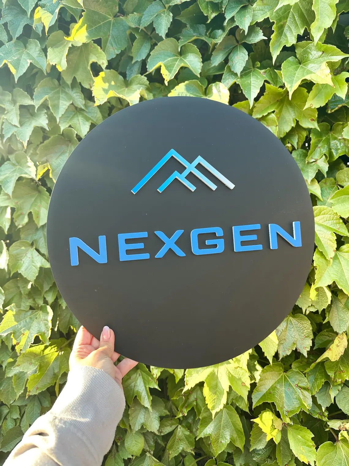 Custom Round Business Logo Sign, 3D Door Wall Sign, Custom Logo Acrylic Business Signage, Office Storefront, Wall Hanging Business Office