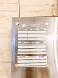 Magnetic Fridge Weekly Planner